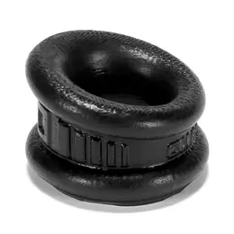 Oxballs Neo Angle Anatomical Silicone Black Ring - Flexible Design