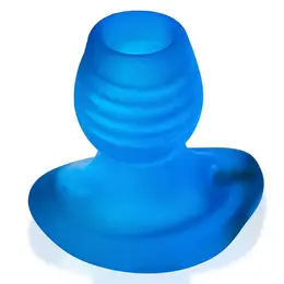 Oxballs Glowhole-1 Hollow Plug Small Blue Morph with LED Illumination