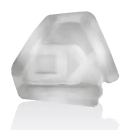 Oxballs Oxsling Cool Ice Intimate Support Ring, PLUS+SILICONE, Blue