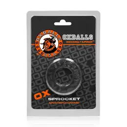 Oxballs Sprocket Transparent Silicone Ring, Flexible Design