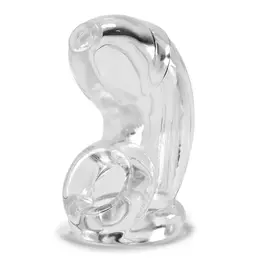 Oxballs Cock-Lock Chastity Device Clear - Flexible TPR System