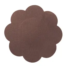 Bye Bra Breast Lift Tape & Satin Covers Brown D-F - Hypoallergenic Support