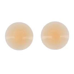 Bye Bra Silicone Reusable Non-Adhesive Nipple Covers Beige One-Size