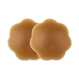 Bye Bra Silicone Nipple Covers Brown - Reusable, One-Size, Discreet