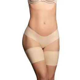 Bye Bra Thigh Bands Fabric Nude L - Seamless Anti-Friction Bands