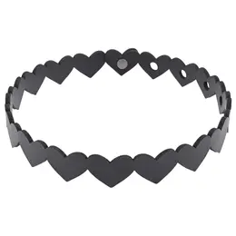 Sportsheets S&M Heart Day Collar Adjustable Faux Leather Choker