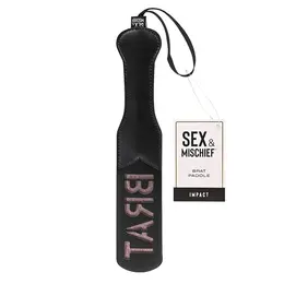 Sportsheets S&M Brat Paddle - Durable Faux Leather Impact Tool