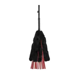 Sportsheets Saffron Dual-Texture Faux Fur & Faux Leather Flogger