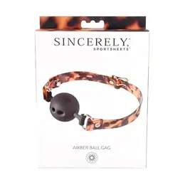 Sportsheets Amber Series Adjustable Ball Gag with Breathable Strap