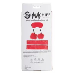 Sportsheets Sex & Mischief Amor Intro Bondage Set Satin Pink Edition