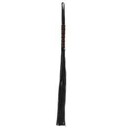 Sportsheets S&M Mahogany Flogger with Faux Leather and Wood Accent 76cm