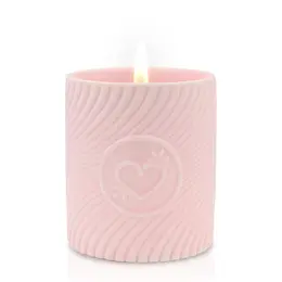 HighOnLove Pink Massage Candle Strawberries & Champagne 120ml