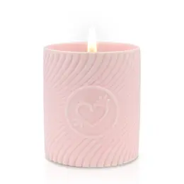 HighOnLove Pink Lychee Martini Massage Candle 120g - Hemp & Coconut Oils