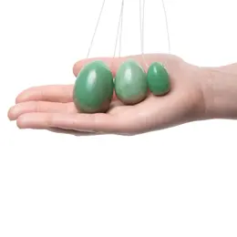 La Gemmes Yoni Egg Set Jade - Natural Wellness Pelvic Floor Trainer 3 Sizes