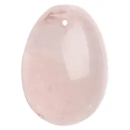La Gemmes Yoni Egg Medium Rose Quartz - Natural Gemstone Wellness Trainer