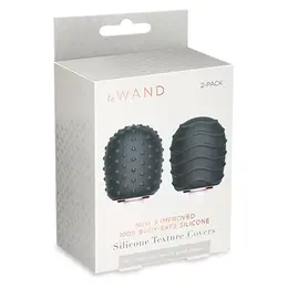 Le Wand Original Silicone Texture Covers - Spiral & Droplet Set