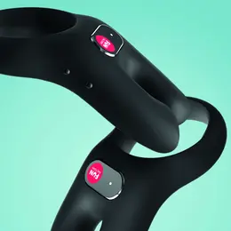 Fun Factory NOS Black - Dual Motor Rechargeable Intimate Ring