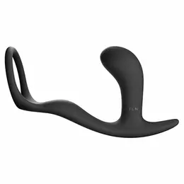 Fun Factory Bootie Ring Slate - Silicone Support Ring & Intimate Plug 6.5cm