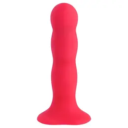 Fun Factory Bouncer Red - Silicone Model with Weighted Motion Balls 18cm