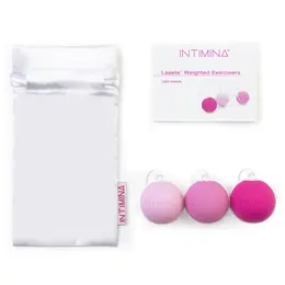 Intimina Laselle Kegel Routine Pelvic Floor Training Balls Set 3 pcs