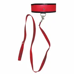 Sportsheets S&M Adjustable Red Collar with 120cm Leash System
