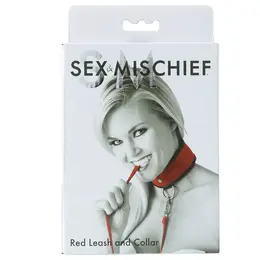 Sportsheets S&M Adjustable Red Collar with 120cm Leash System