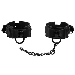 Sportsheets Sincerely Bow Tie Cuffs - Elegant Adjustable Faux Leather Restraints