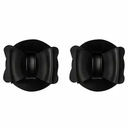 Sportsheets Sincerely Bow Tie Decorative Pasties Faux Leather Black