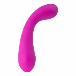 Swan Curve Pink Intimate Massager with Squeeze Control, Silicone