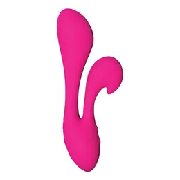 Swan Silhouette Intimate Device Dual Motor Pink Satin Finish