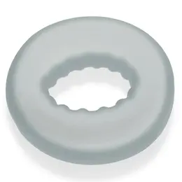 Oxballs AXIS Rib Griphold Comfort Ring Clear Ice Plus+Silicone 5 cm