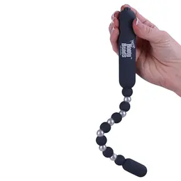 PowerBullet Mega Booty Beads Grey - Flexible Vibrating Bead System