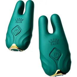 ZALO Nave Turquoise Green - Wireless Vibrating Nipple System, App Control