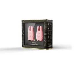 ZALO Nave Coral Pink - Dual Motor Vibrating Clamp Set with Remote & App