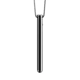 Le Wand Necklace Vibe Black - Discreet Wearable Baton, 8 Modes