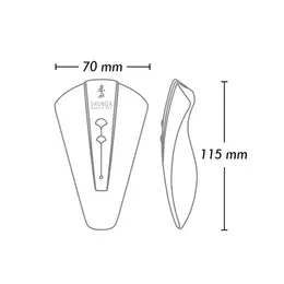 Shunga Obi Purple Compact Vibrating Massager, Ergonomic Silicone Design