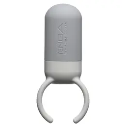 Tenga SVR One Gray - Rechargeable Waterproof Intimate Ring, 5 Modes