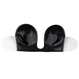 Bye Bra Seamless U-Style Bra A Cup Black - Strapless & Backless Fit