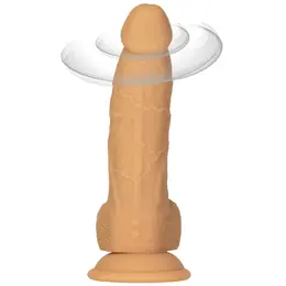 BMS Factory Naked Addiction IncrediFeel Rotating Vibrating System 20cm Caramel
