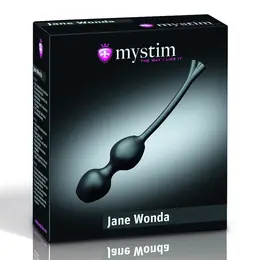 Mystim Jane Wonda Geisha Balls Duo Silicone EMS System, 19.6 cm