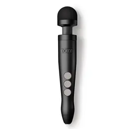 Doxy Die Cast 3R Wand Massager Matte Black - Rechargeable, Variable Modes