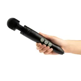 Doxy Die Cast 3R Wand Massager Matte Black - Rechargeable, Variable Modes