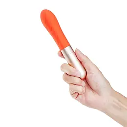 Love Not War Gra Orange Intimate Device with Textured Surface