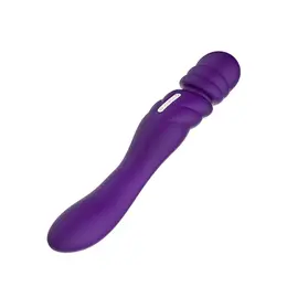 Nalone Jane Dual-Motor Silicone Massager Purple 23cm USB Rechargeable