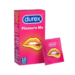 Durex Pleasure Me Ribbed & Dotted Condoms 10 pcs, 56 mm, Latex