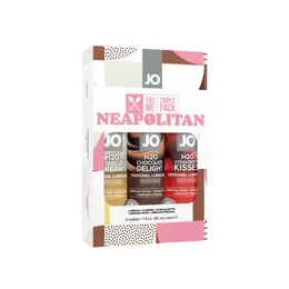 System JO Tri Me Neapolitan Flavored Lubricant Set 3x30ml Water-Based