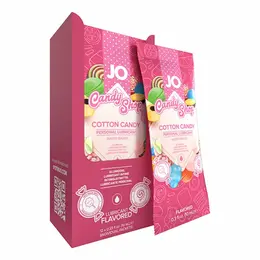 JO System Lubricant Sachets Cotton Candy Scent 12x10ml Sampler Pack