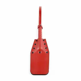 Sportsheets Saffron Studded Spanker Vegan Faux Leather Paddle 45cm