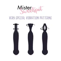 FeelzToys Mister Sweetspot Black - Compact Waterproof Vibrating System