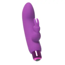 PowerBullet Alice’s Bunny Purple - Compact Dual-Function Vibrating Device